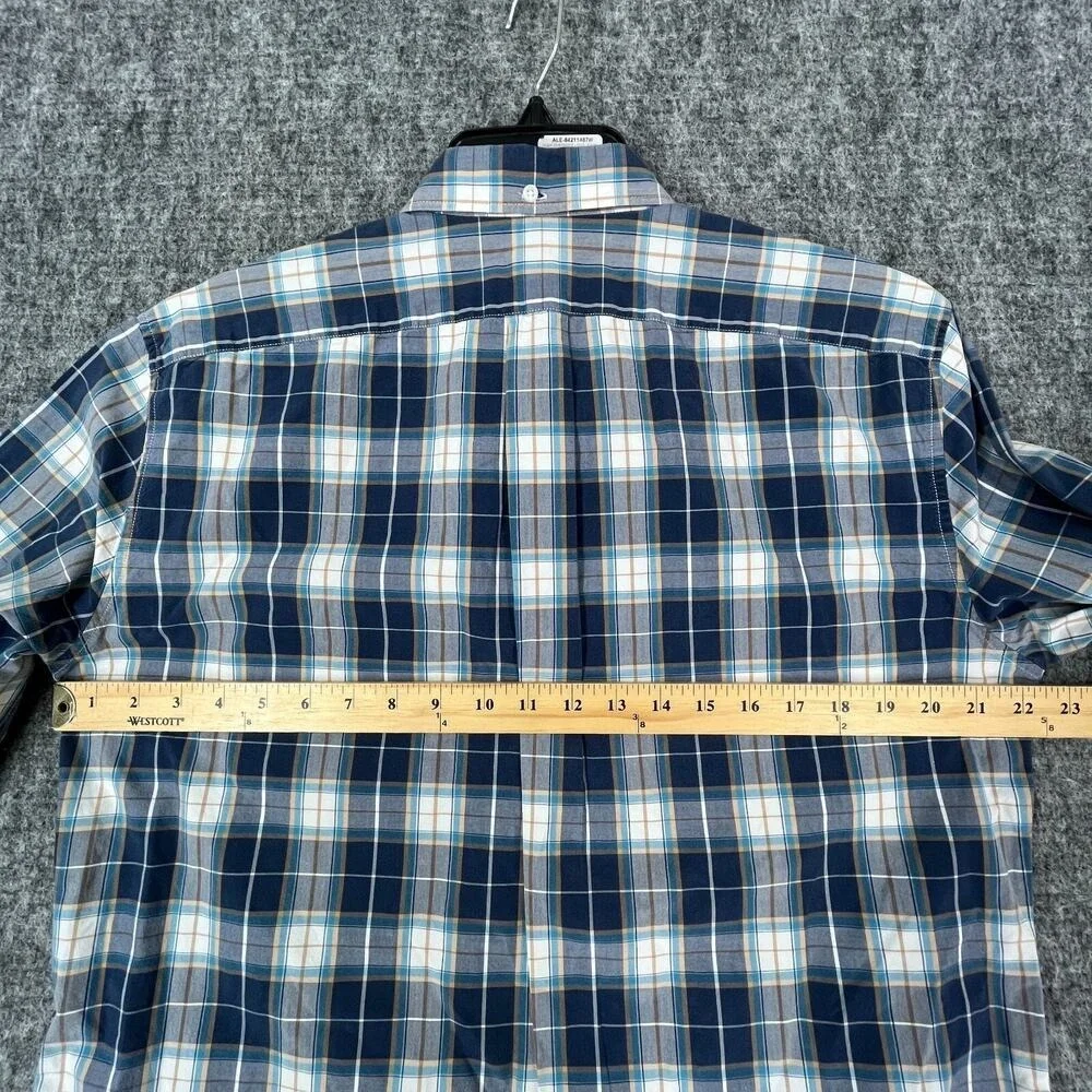 J Crew Plaid Shirt Men L Casual Everyday‎ Workwear Layering Classic Fit Office